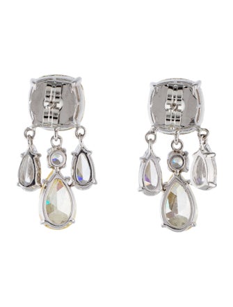 CZ by Kenneth Jay Lane Cubic Zirconia Drop Earrings