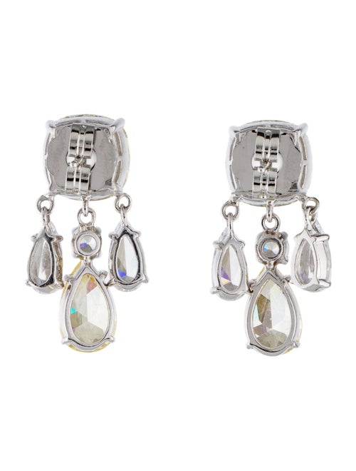 CZ by Kenneth Jay Lane Cubic Zirconia Drop Earrings