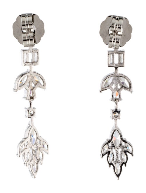 CZ by Kenneth Jay Lane Cubic Zirconia Drop Earrings