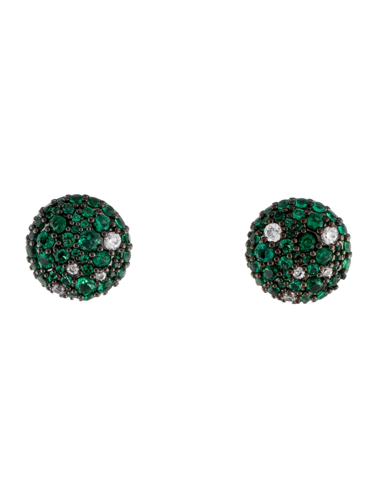 CZ by Kenneth Jay Lane Cubic Zirconia Stud Earrings