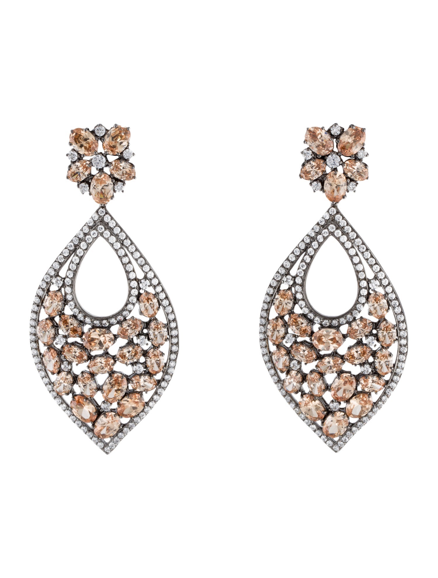 CZ by Kenneth Jay Lane Cubic Zirconia Drop Earrings