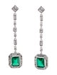 CZ by Kenneth Jay Lane Cubic Zirconia Drop Earrings