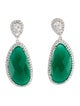 CZ by Kenneth Jay Lane Cubic Zirconia Drop Earrings