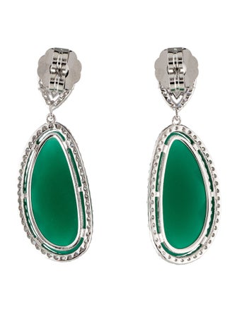 CZ by Kenneth Jay Lane Cubic Zirconia Drop Earrings