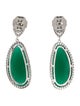 CZ by Kenneth Jay Lane Cubic Zirconia Drop Earrings