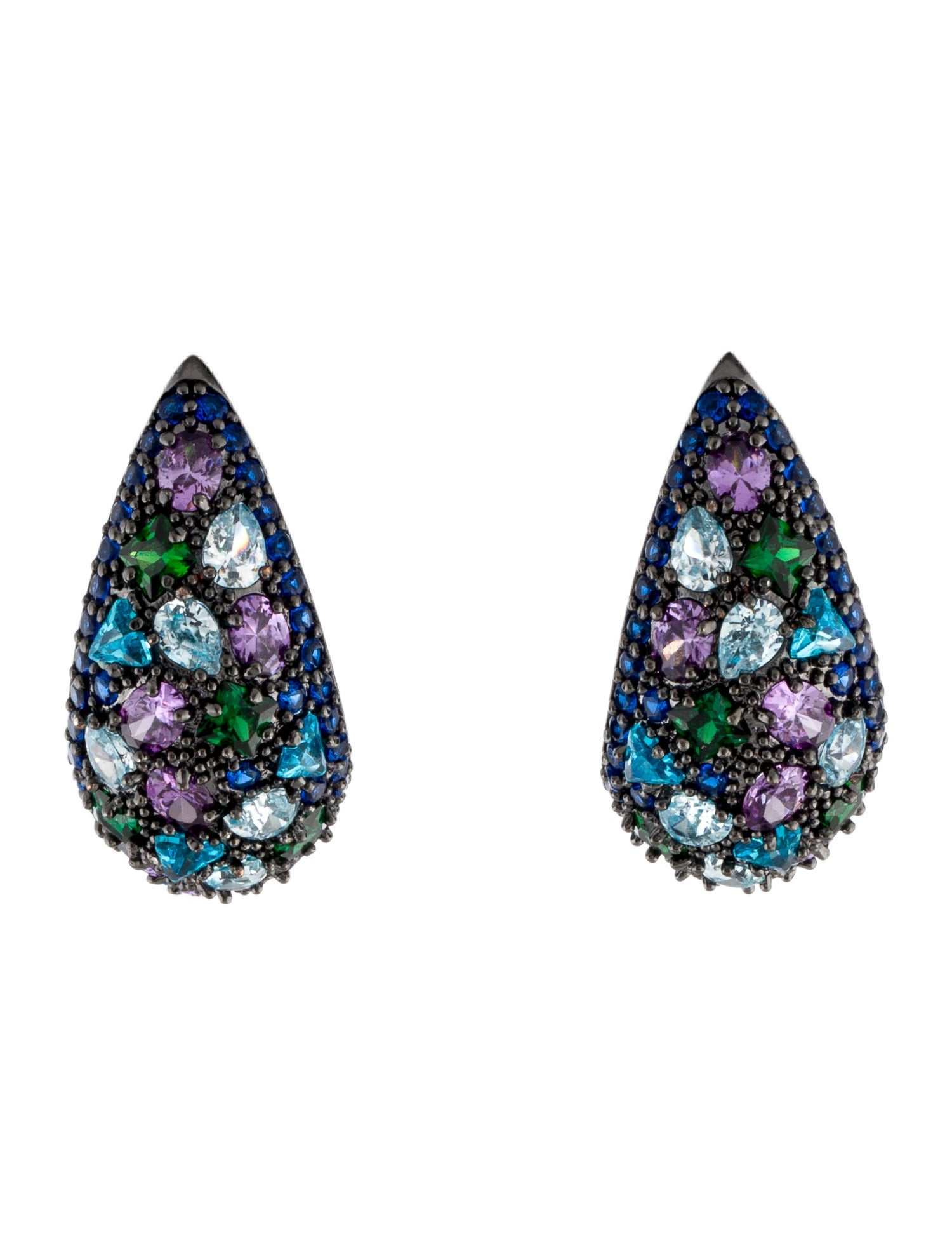 CZ by Kenneth Jay Lane Cubic Zirconia Drop Earrings