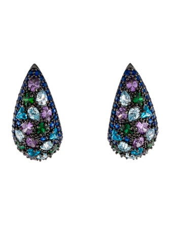 CZ by Kenneth Jay Lane Cubic Zirconia Drop Earrings