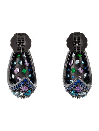 CZ by Kenneth Jay Lane Cubic Zirconia Drop Earrings