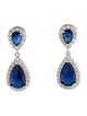 CZ by Kenneth Jay Lane Cubic Zirconia Drop Earrings
