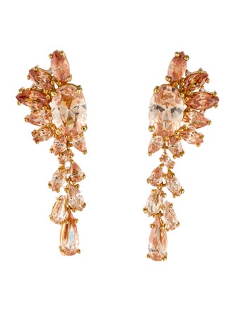 CZ by Kenneth Jay Lane Cubic Zirconia Drop Earrings