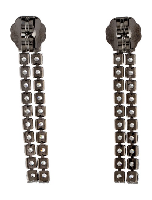 CZ by Kenneth Jay Lane Cubic Zirconia Drop Earrings