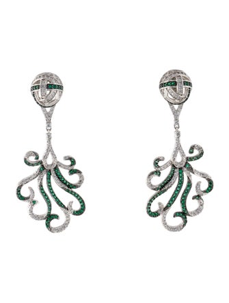 CZ by Kenneth Jay Lane Cubic Zirconia Drop Earrings