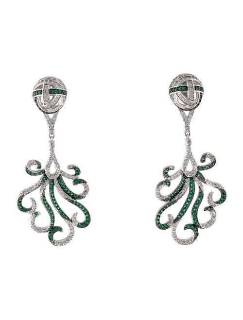 CZ by Kenneth Jay Lane Cubic Zirconia Drop Earrings