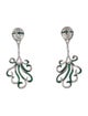 CZ by Kenneth Jay Lane Cubic Zirconia Drop Earrings