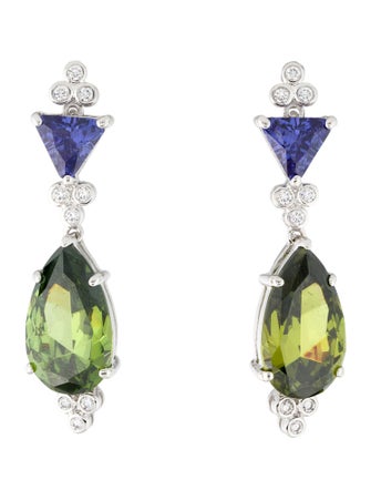 CZ by Kenneth Jay Lane Cubic Zirconia Drop Earrings