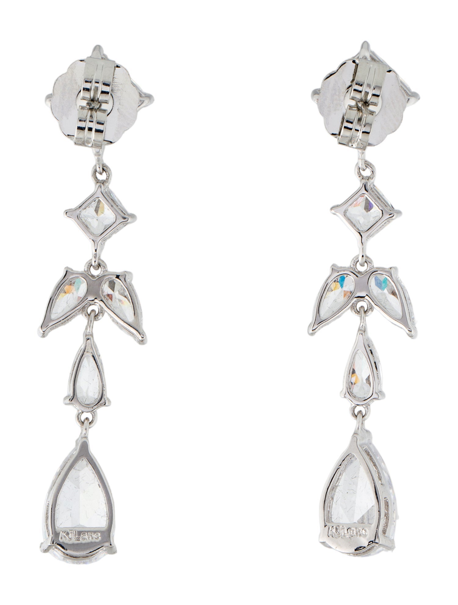 CZ by Kenneth Jay Lane Cubic Zirconia Drop Earrings