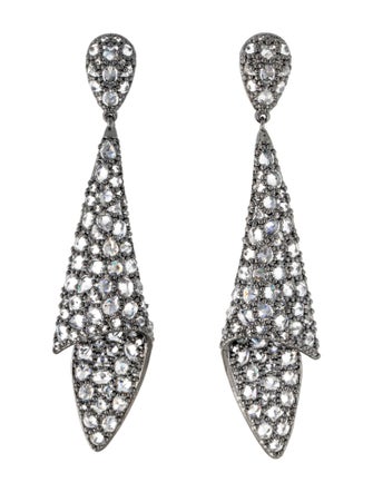 CZ by Kenneth Jay Lane Cubic Zirconia Drop Earrings