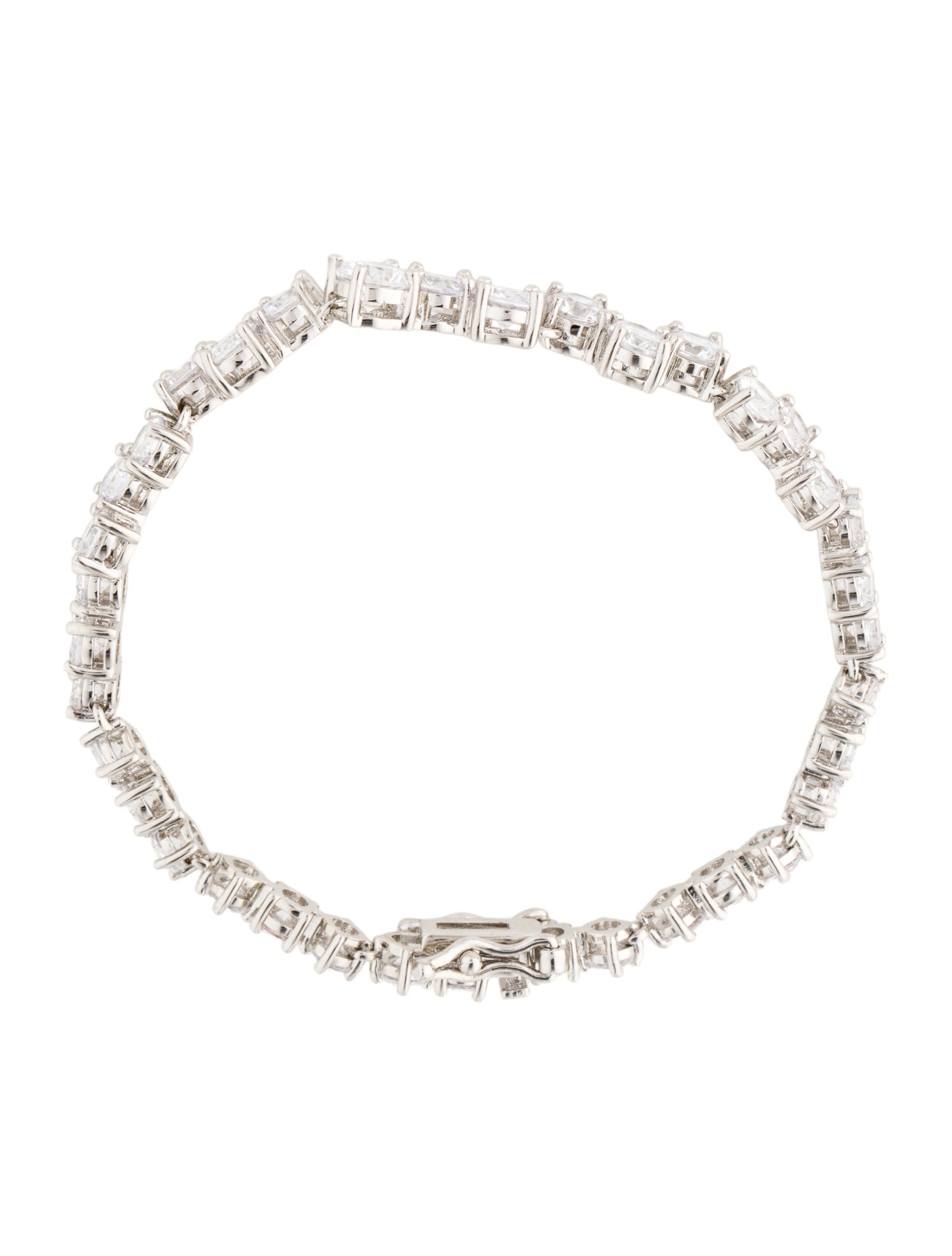 CZ by Kenneth Jay Lane Cubic Zirconia Link Bracelet