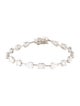 CZ by Kenneth Jay Lane Cubic Zirconia Station Bracelet