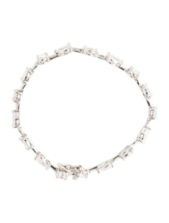 CZ by Kenneth Jay Lane Cubic Zirconia Station Bracelet
