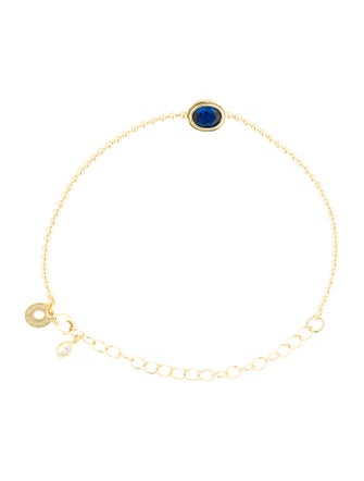 CZ by Kenneth Jay Lane Cubic Zirconia Charm Bracelet