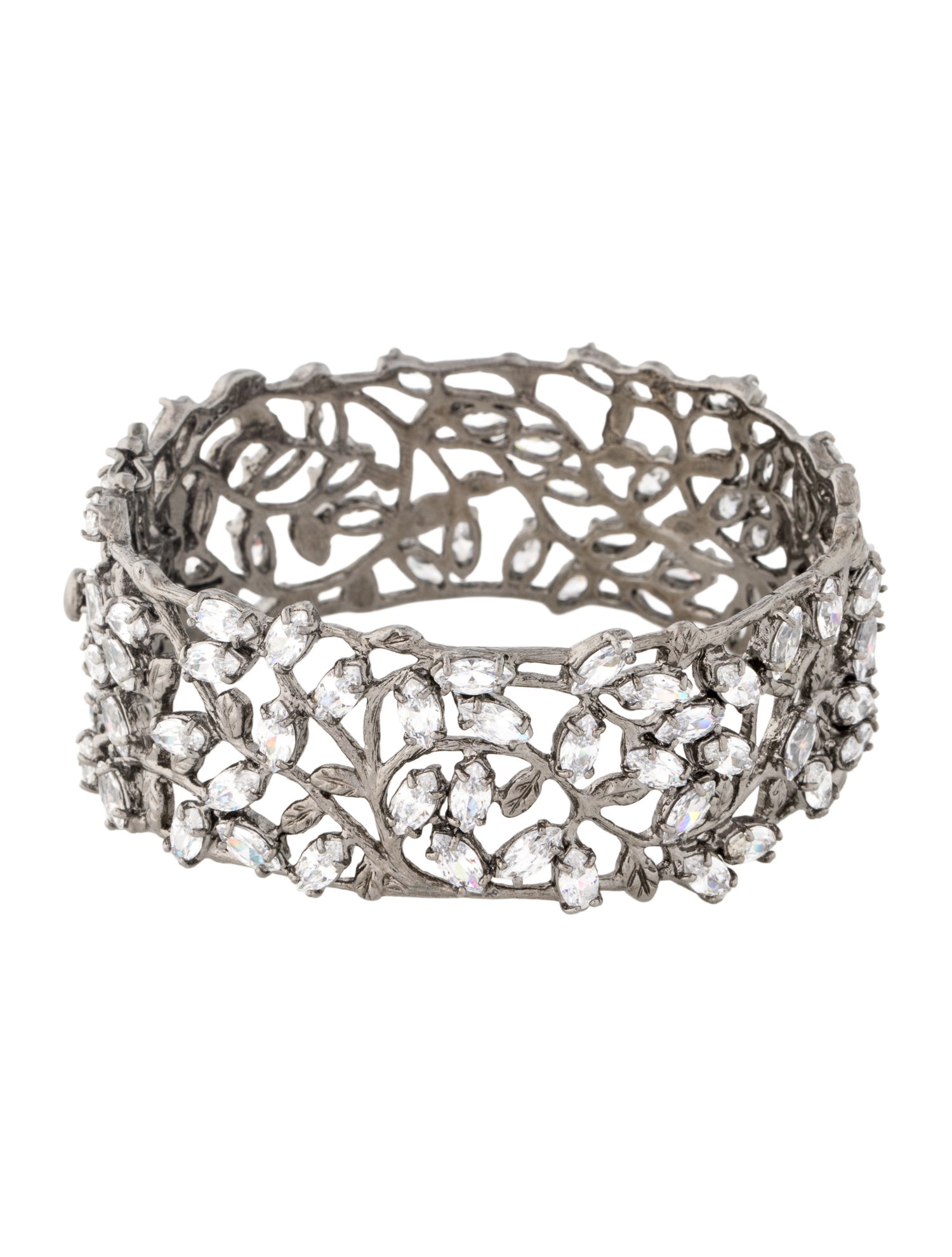 CZ by Kenneth Jay Lane Cubic Zirconia Bangle Bracelet