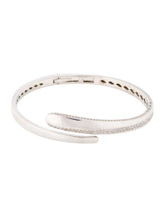 CZ by Kenneth Jay Lane Cubic Zirconia Cuff Bracelet