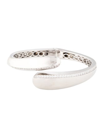 CZ by Kenneth Jay Lane Cubic Zirconia Hinged Bracelet