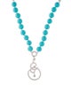 CZ by Kenneth Jay Lane CZ & Resin Pendant Beaded Necklace