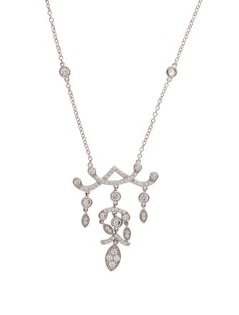 CZ by Kenneth Jay Lane Cubic Zirconia Pendant Necklace