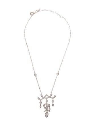 CZ by Kenneth Jay Lane Cubic Zirconia Pendant Necklace