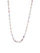 CZ by Kenneth Jay Lane Cubic Zirconia Multi Shape Station Necklace
