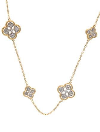 CZ by Kenneth Jay Lane Crystal Station Necklace