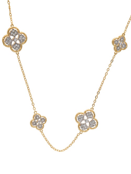 CZ by Kenneth Jay Lane Crystal Station Necklace