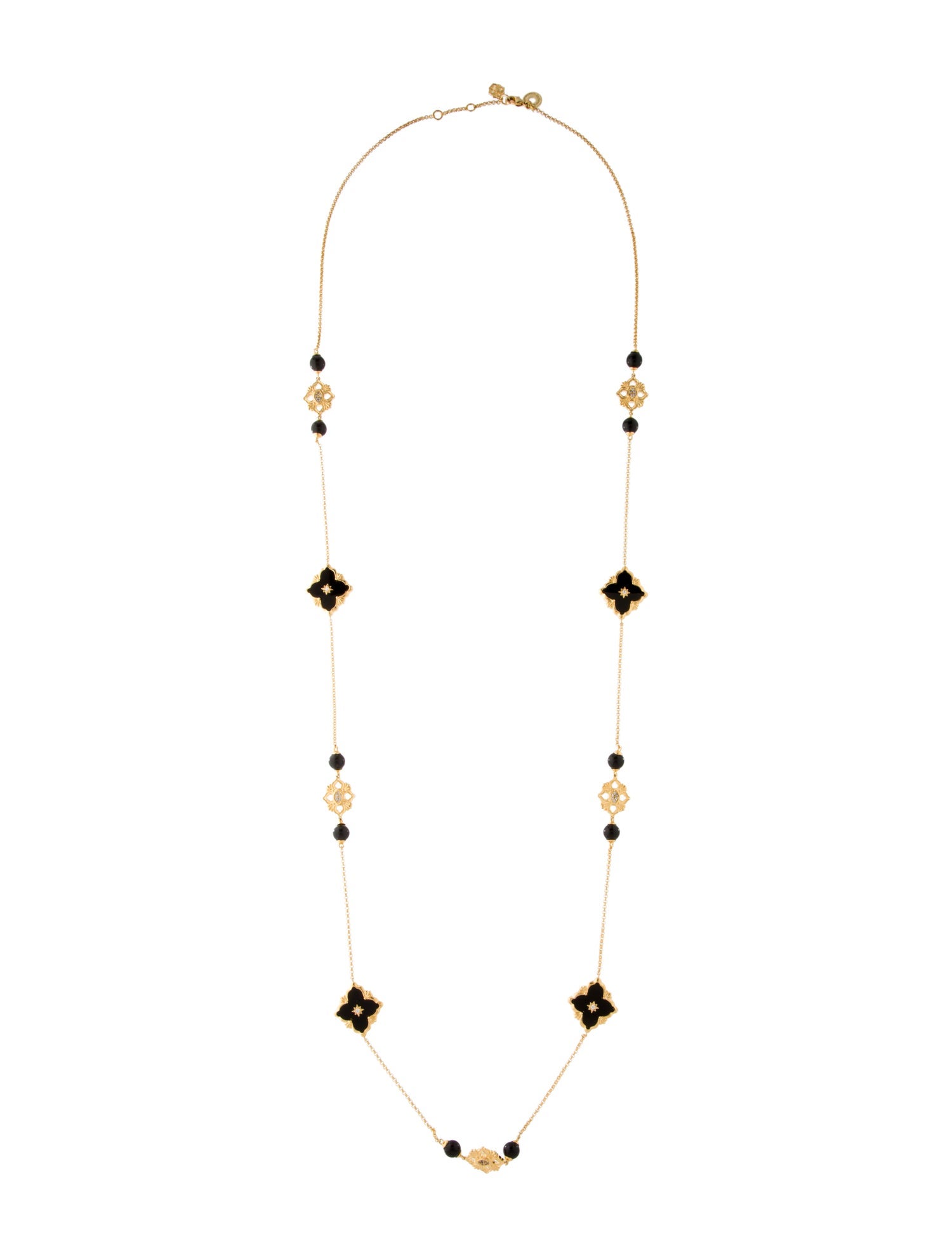 CZ by Kenneth Jay Lane CZ & Resin Station Necklace