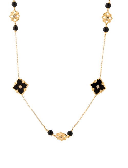 CZ by Kenneth Jay Lane CZ & Resin Station Necklace