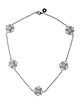 CZ by Kenneth Jay Lane Cubic Zirconia Station Necklace
