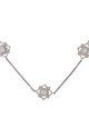 CZ by Kenneth Jay Lane Cubic Zirconia Station Necklace