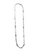 CZ by Kenneth Jay Lane Cubic Zirconia Long Station Necklace