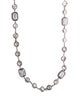 CZ by Kenneth Jay Lane Cubic Zirconia Long Station Necklace