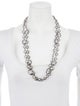 CZ by Kenneth Jay Lane Cubic Zirconia Long Station Necklace
