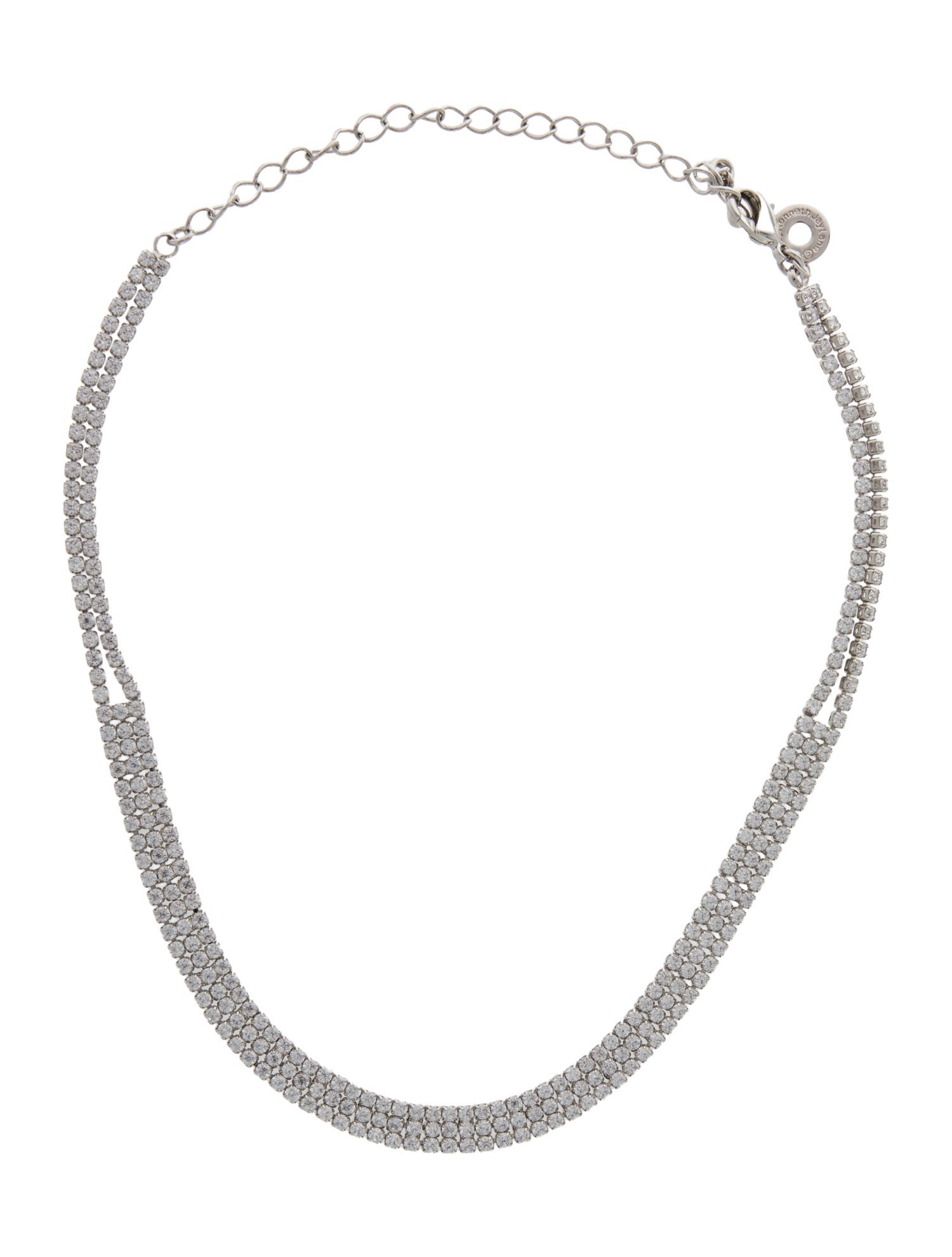 CZ by Kenneth Jay Lane Cubic Zirconia Choker Necklace