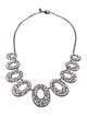CZ by Kenneth Jay Lane Cubic Zirconia Collar Necklace