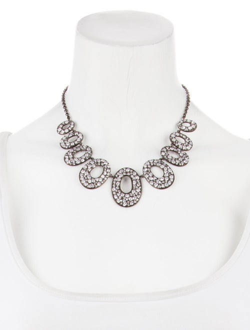 CZ by Kenneth Jay Lane Cubic Zirconia Collar Necklace