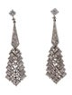 CZ by Kenneth Jay Lane Cubic Zirconia Drop Earrings