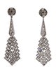 CZ by Kenneth Jay Lane Cubic Zirconia Drop Earrings