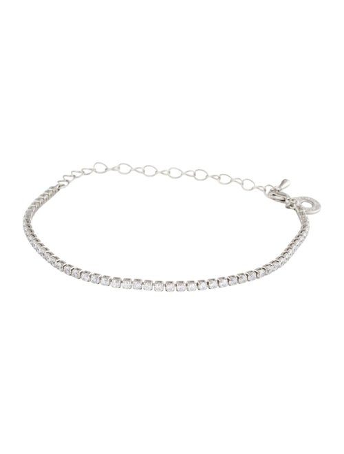 CZ by Kenneth Jay Lane Crystal Round Link Bracelet