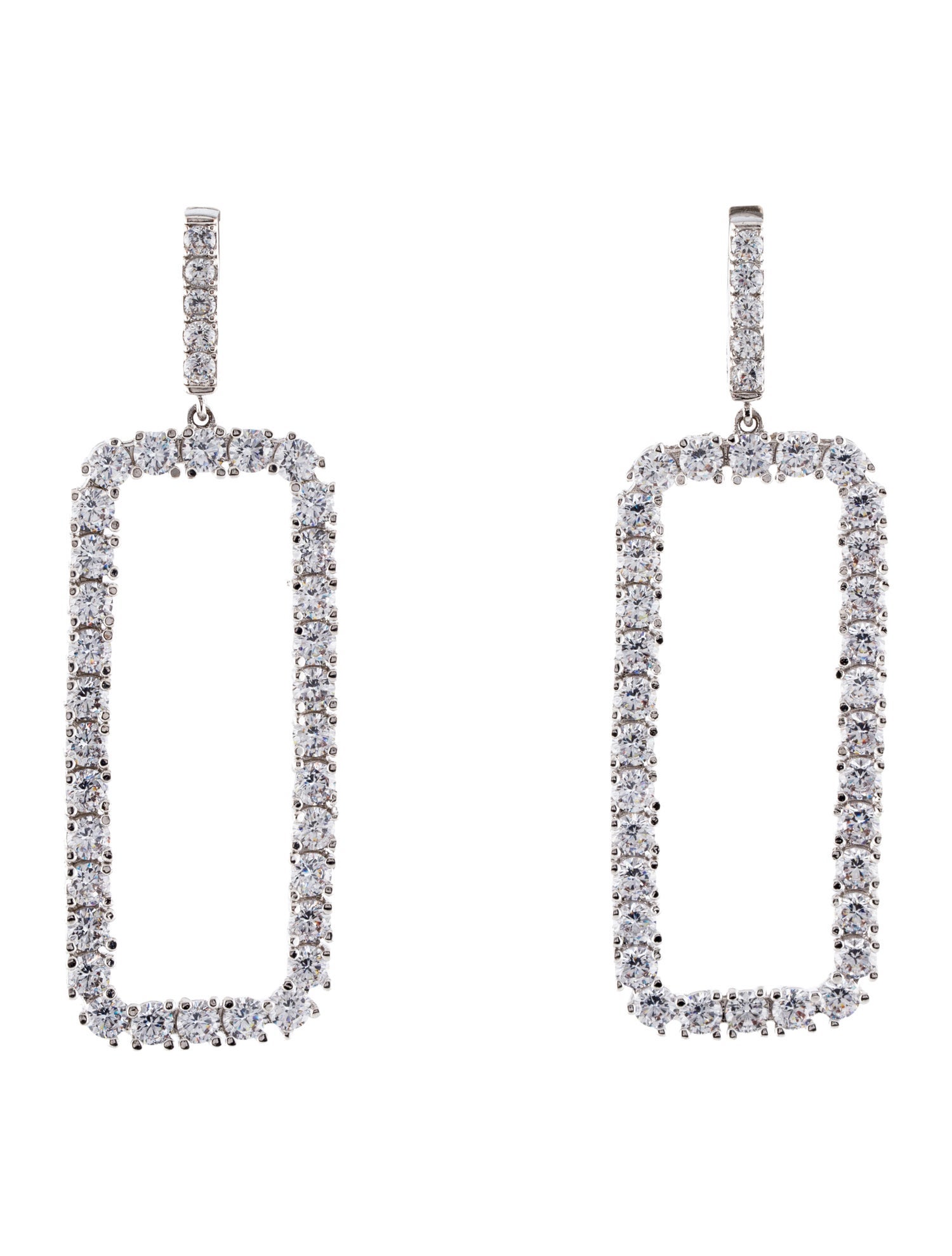 CZ by Kenneth Jay Lane Cubic Zirconia Drop Earrings