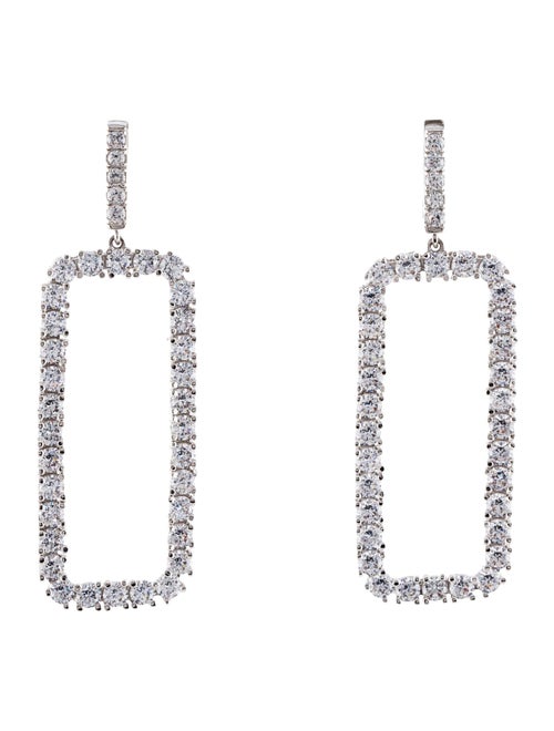 CZ by Kenneth Jay Lane Cubic Zirconia Drop Earrings