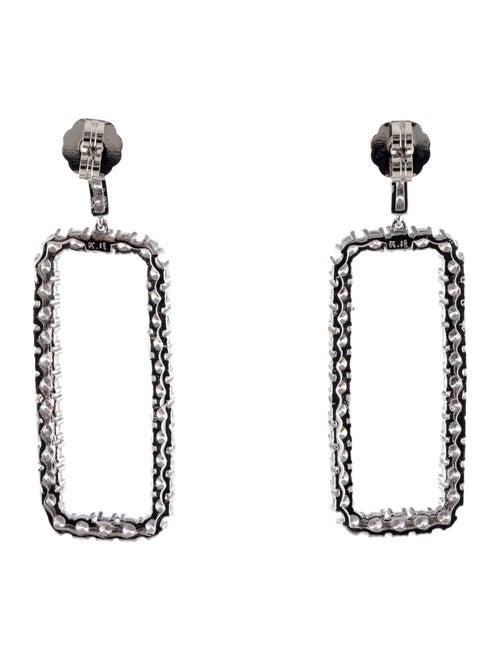 CZ by Kenneth Jay Lane Cubic Zirconia Drop Earrings